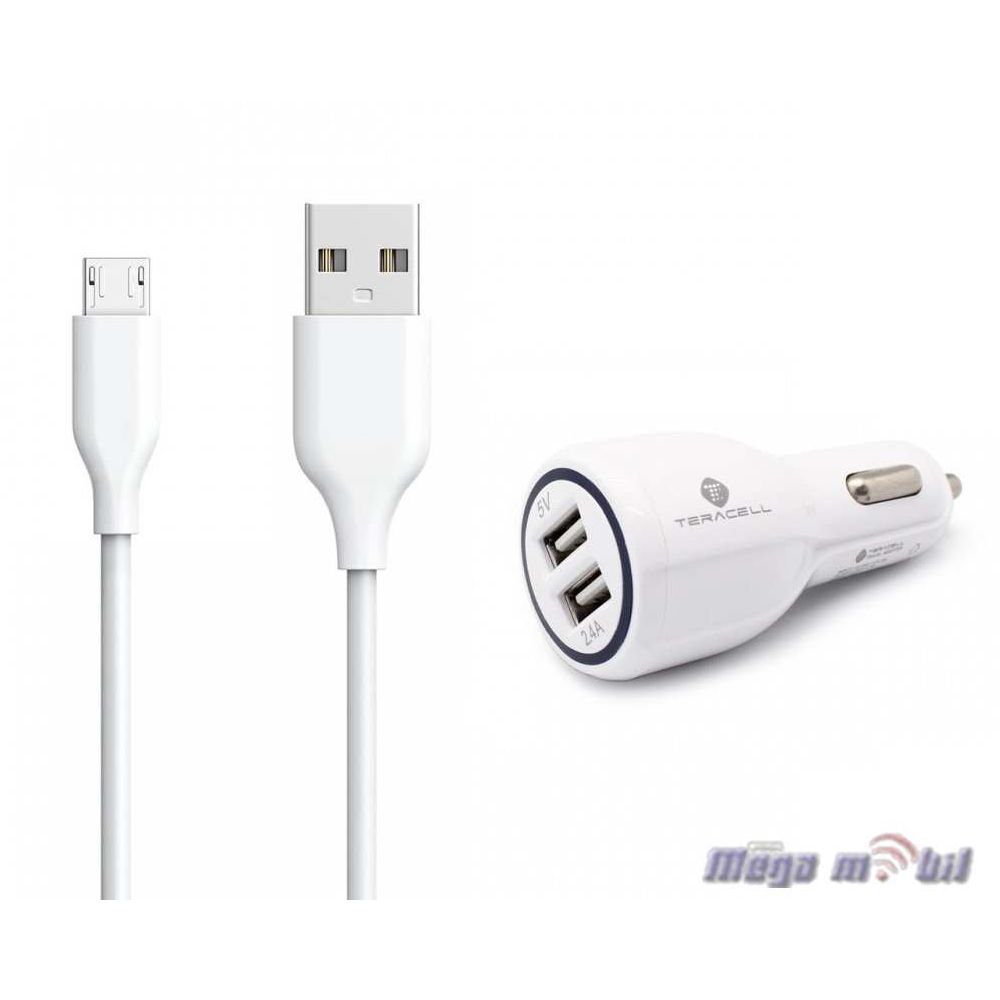 Polnac 12V/24V Type C Teracell Ultra DC01 2.4A 2USB