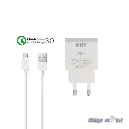Polnac 220V Micro EMY MY A301Q Fast Charger 3A