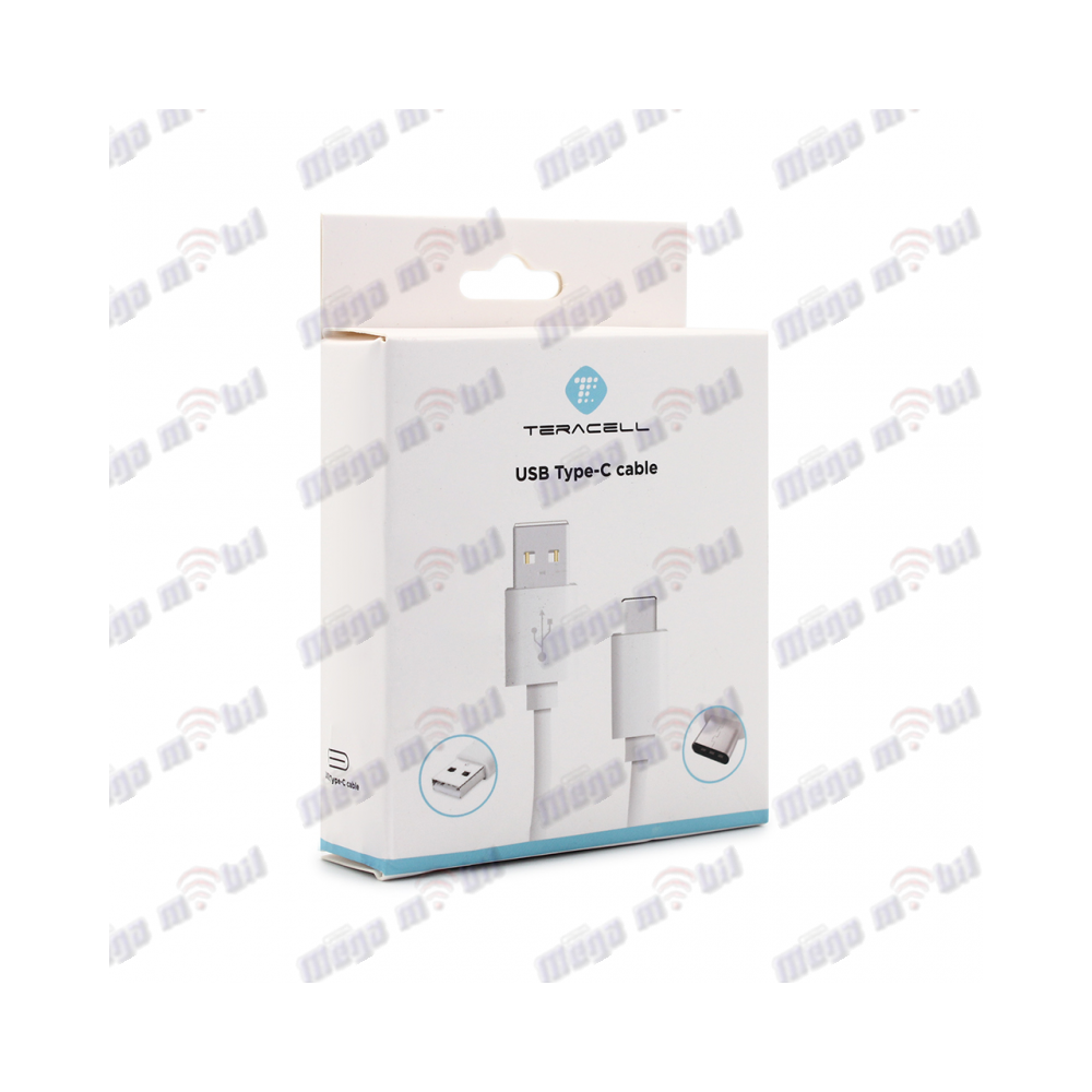 Data Kabel Type C Teracell Plus 2.1A 2m FAST White
