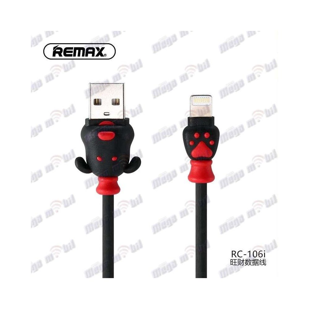 Data Kabel iPhone REMAX Fortune RC-106i black
