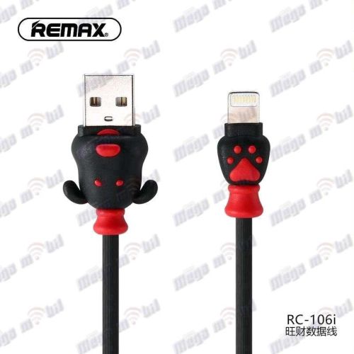 Data Kabel iPhone REMAX Fortune RC-106i black