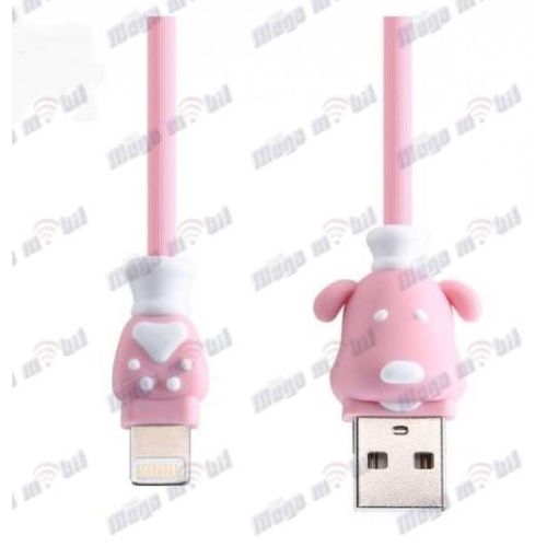 Data Kabel iPhone REMAX Fortune RC-106i pink