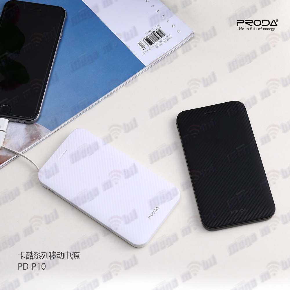 Baterija eksterna 5000mAh PRODA Kacool PD-P10 white