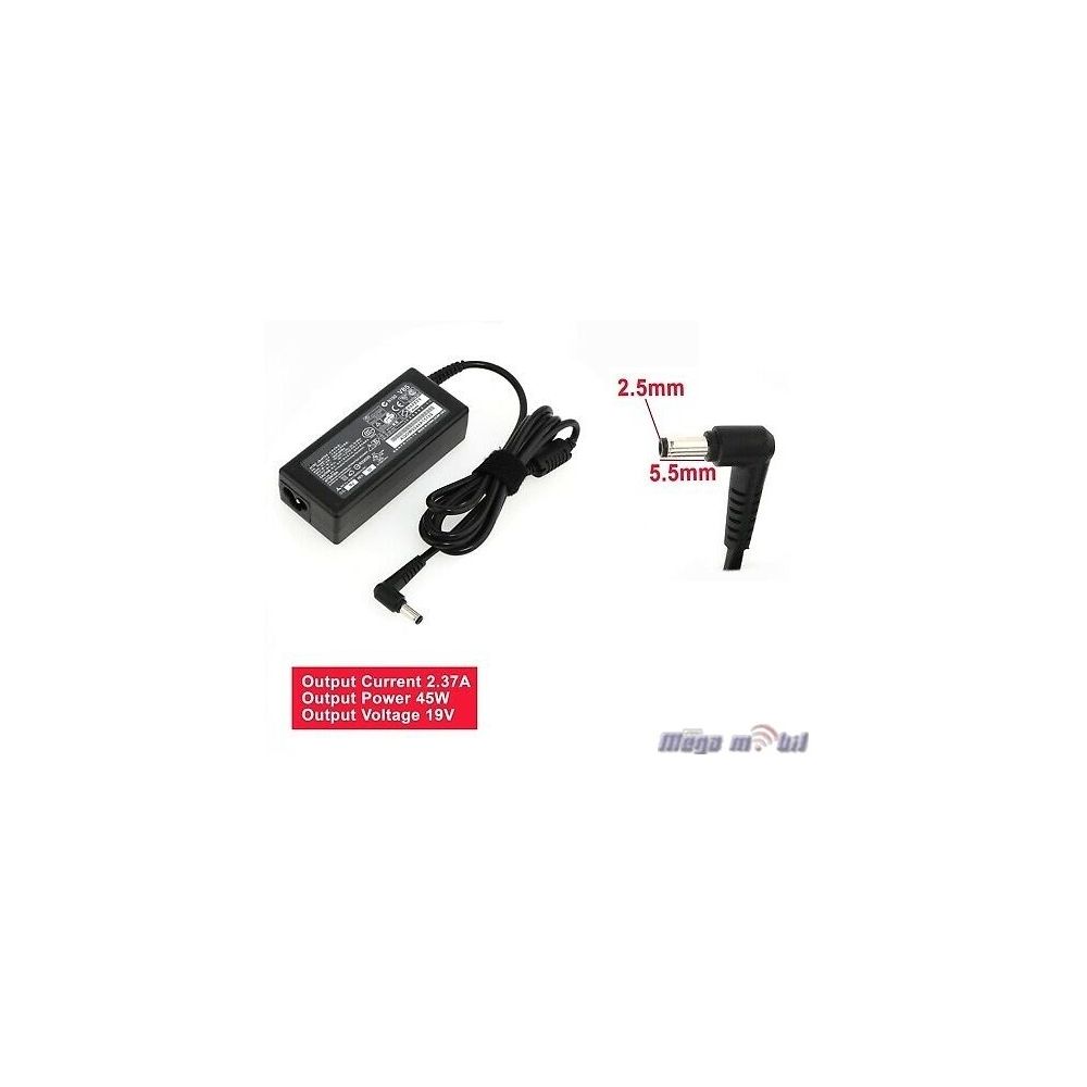 Polnac za laptop za TOSHIBA 19V 2.37A (5.5mm*2.5mm)