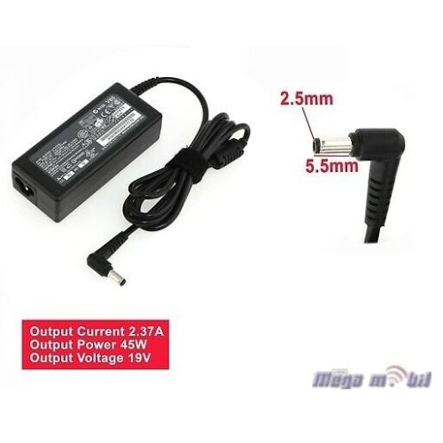 Polnac za laptop za TOSHIBA 19V 2.37A (5.5mm*2.5mm)