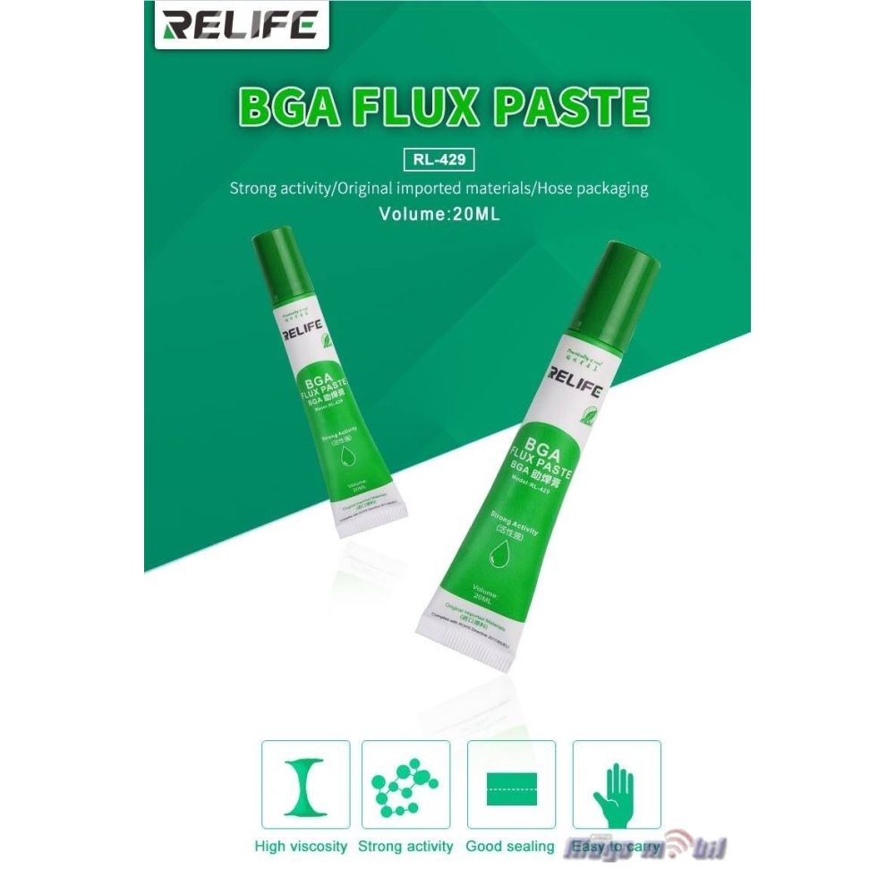 Pasta Relife RL-429 BGA Flux 20ml.