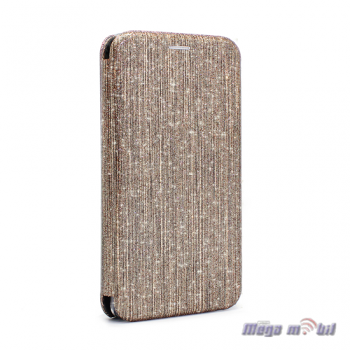 Futrola Samsung J6 2018/ J600F Flip Crystal gold