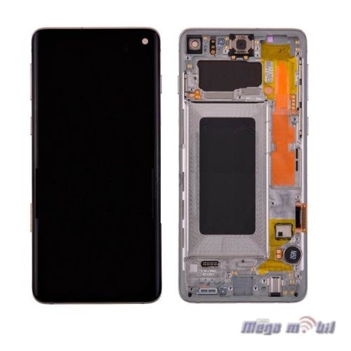Ekran Samsung G973 S10 SO RAMKA White full org