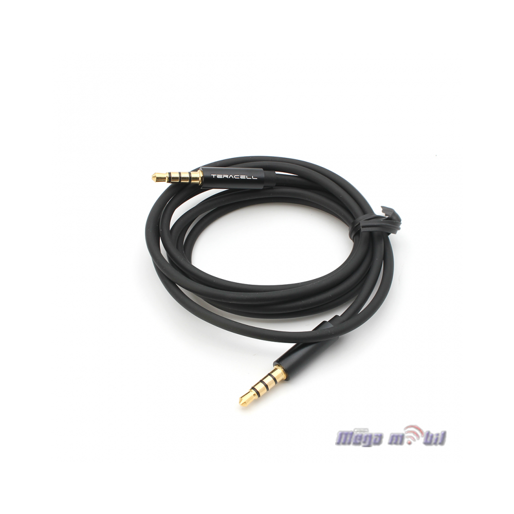 Kabel Stereo AUX Teracell 1.2m black