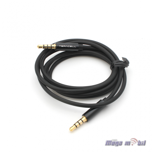 Kabel Stereo AUX Teracell 1.2m black