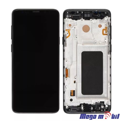 Ekran Samsung G965 S9 plus SO RAMKA Black Repariran 