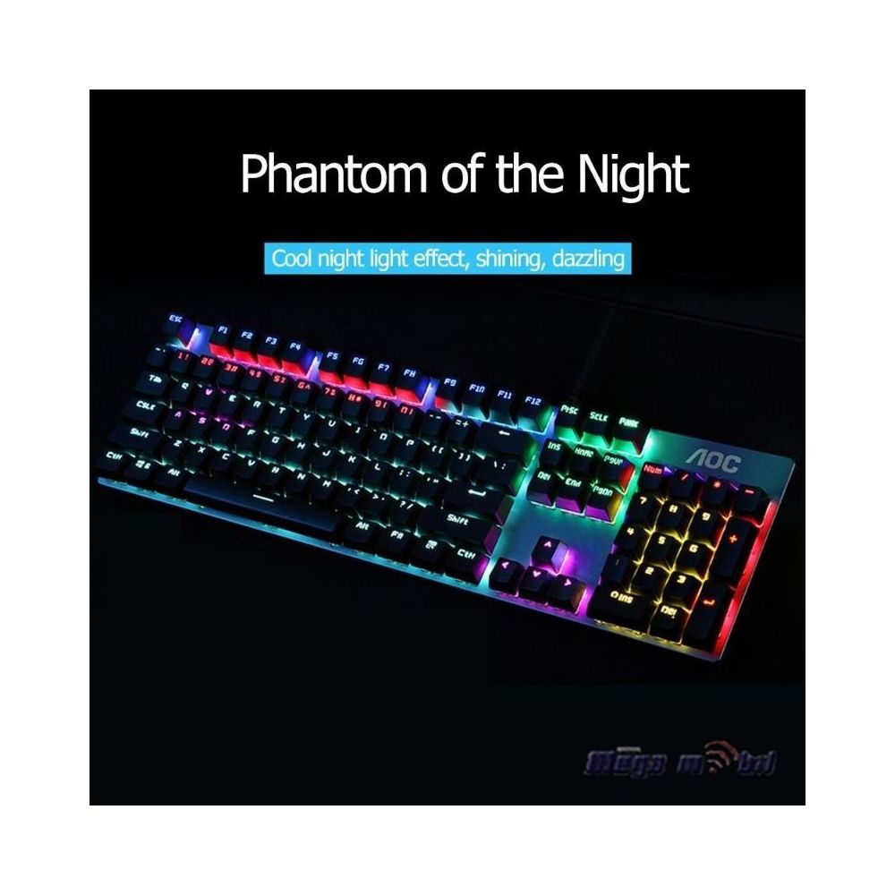 Tastatura za kompjuter AOC GK410 USB Mechanical Aluminium panel