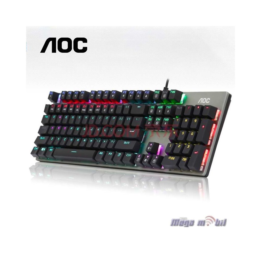 Tastatura za kompjuter AOC GK410 USB Mechanical Aluminium panel