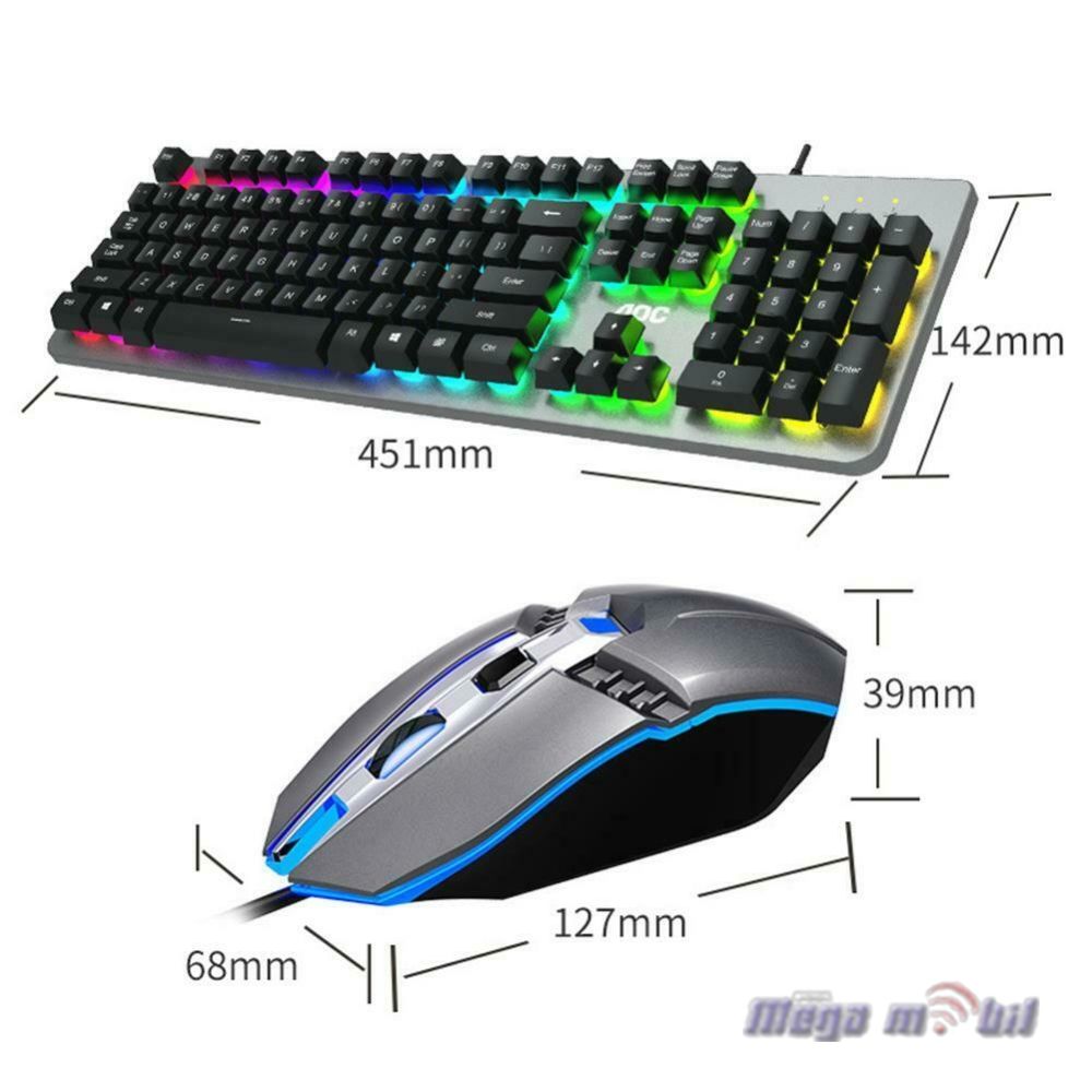 Tastatura za kompjuter AOC KM410 USB Combo