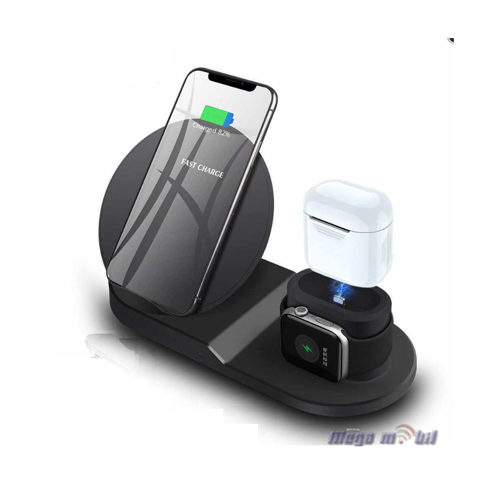 Polnac Wireless Fast 3 in1 (Phone+Smart watch+handsfree)