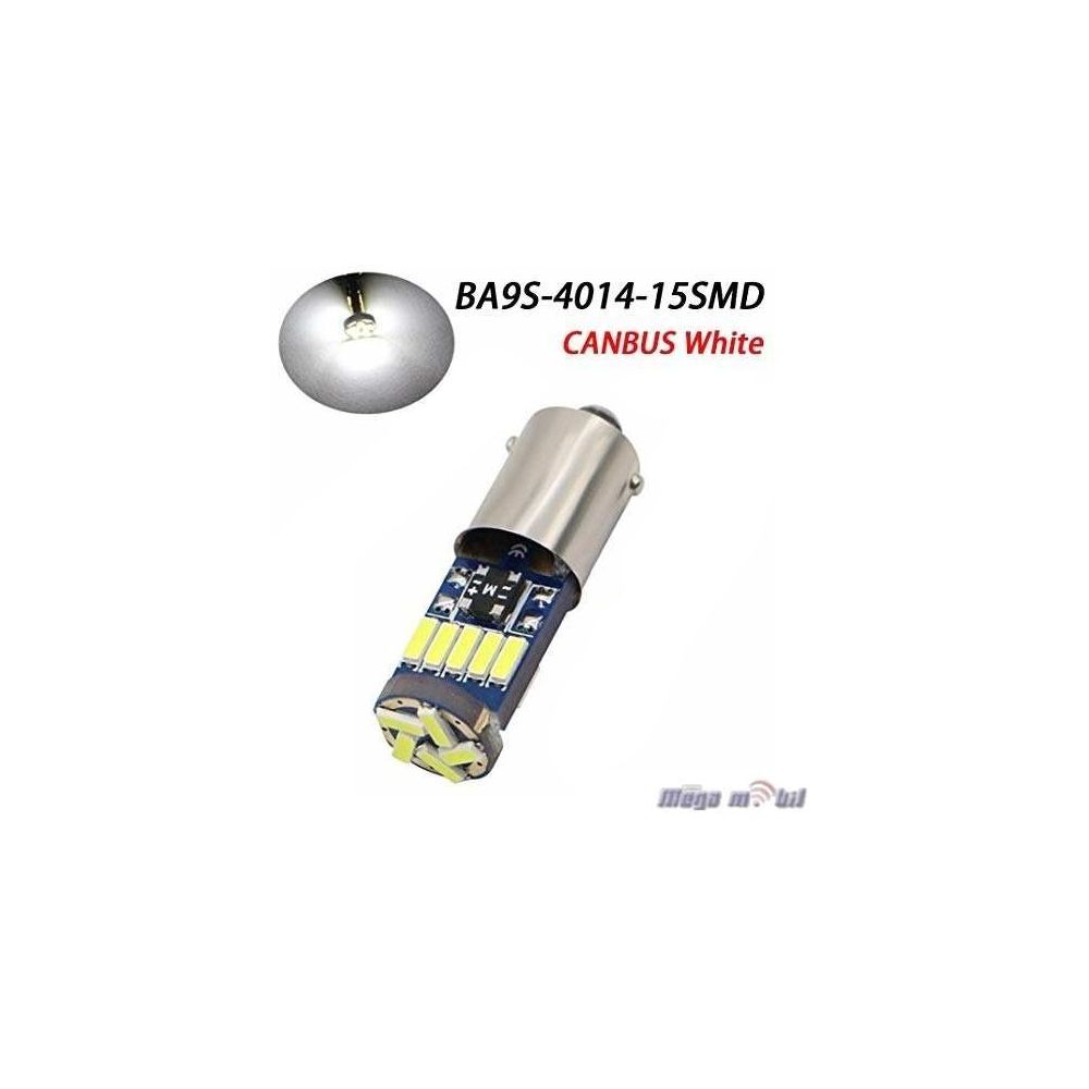 Sijalicka LED BA9S 4014 white CANBUS.