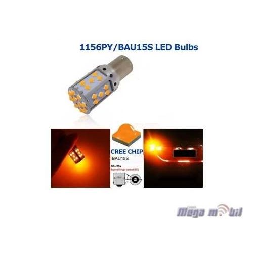 Sijalicka LED BAU15S 2016 yellow CANBUS.