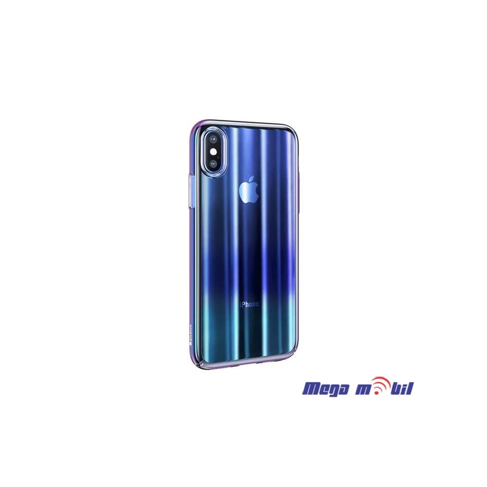 Futrola IPhone XS Max Baseus Aurora transparent blue