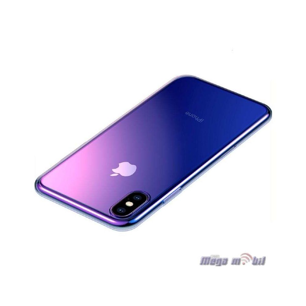 Futrola iPhone XS Max Baseus Glow transparent black