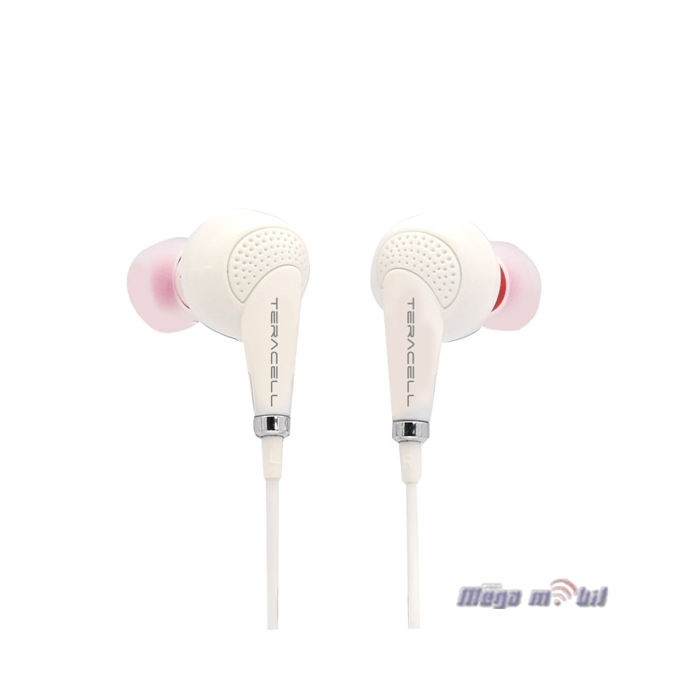 Slusalki Teracell Evolution R6 3.5mm white.