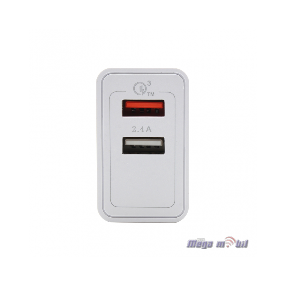 Polnac 220V iPhone Teracell Evolution TC-03 2USB 2.1A white