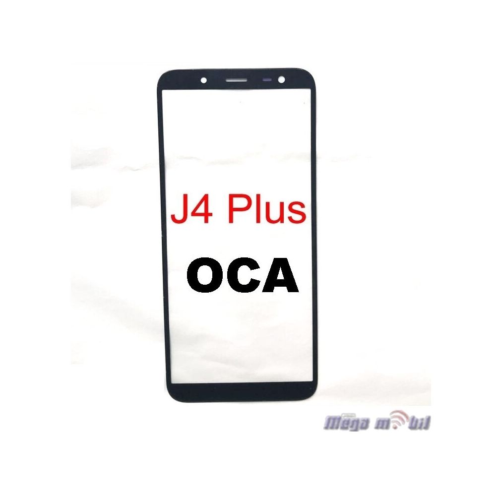 Staklo Samsung J4 plus/ J415F/ J6 plus/ J610F so OCA Black