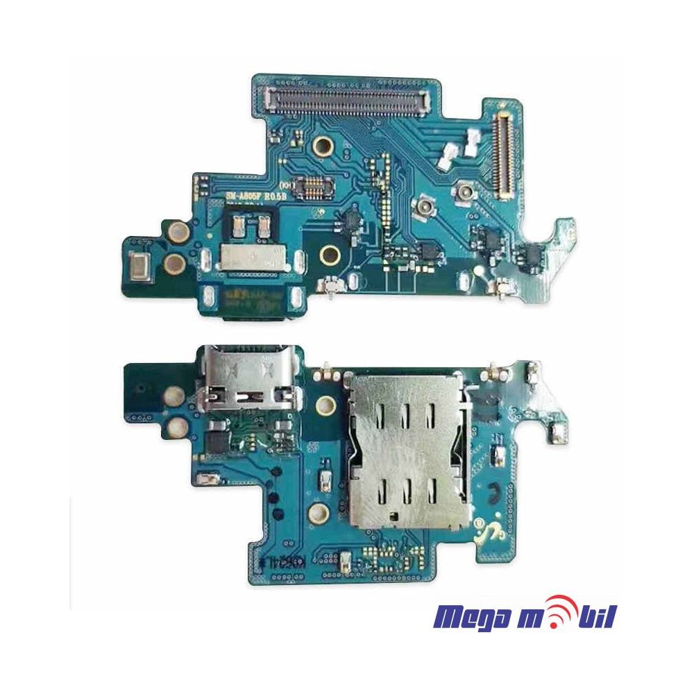 Konektor za polnenje Samsung A805F/ A80 komplet plocka