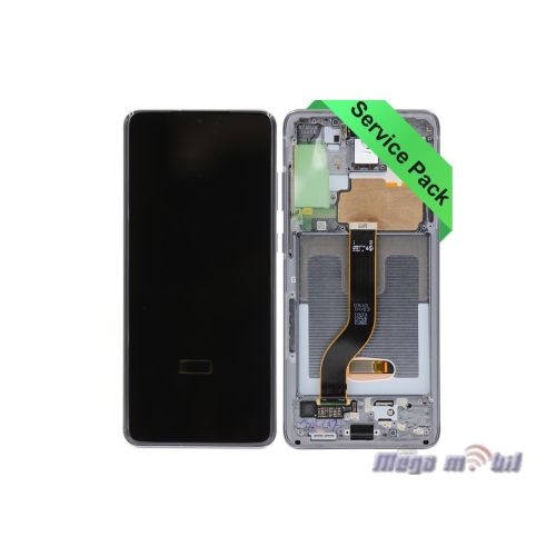 Ekran Samsung G985 S20 plus SO RAMKA Grey full org