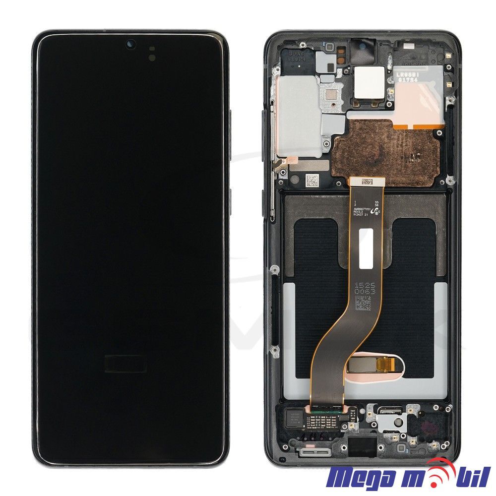 Ekran Samsung G985 S20 plus SO RAMKA Black full org