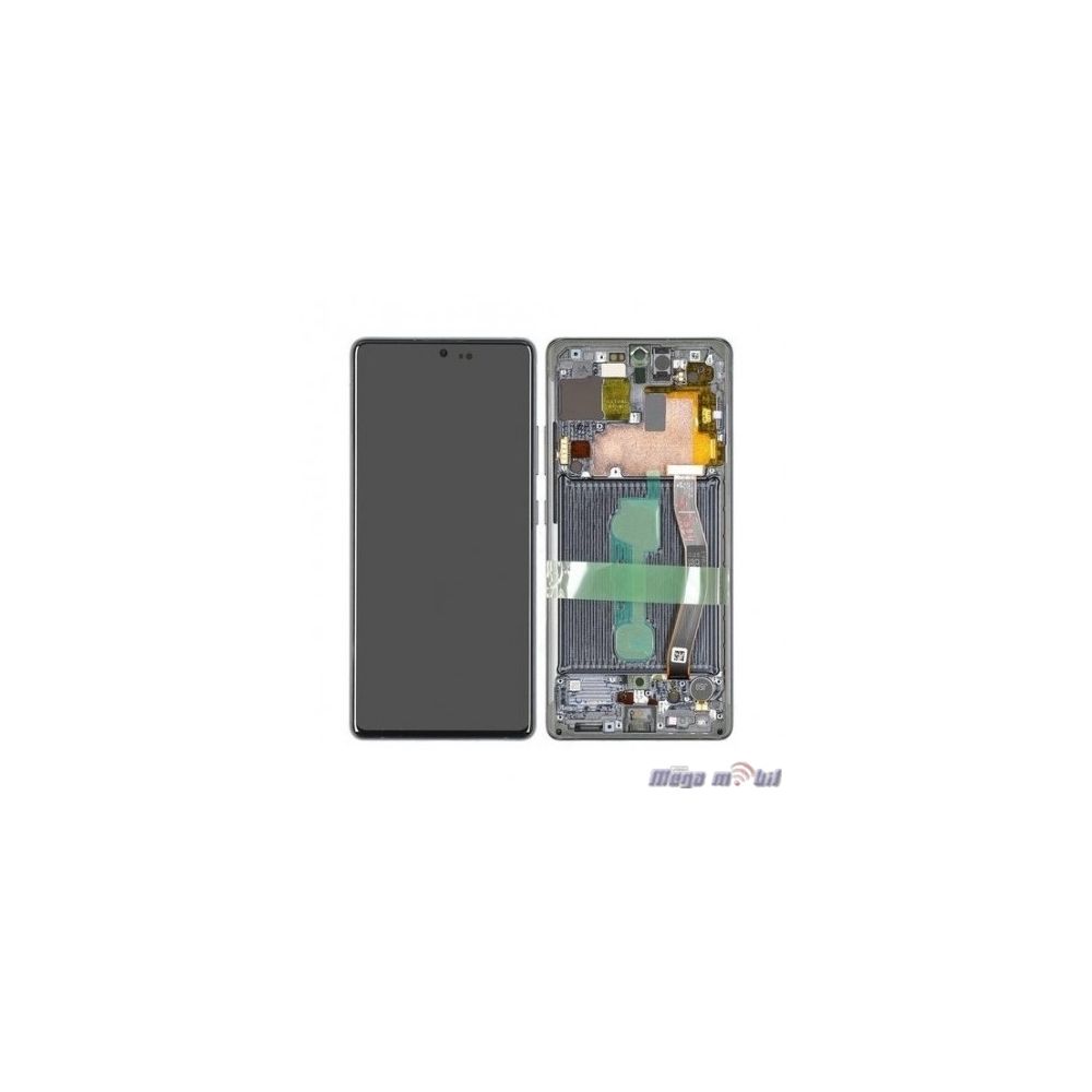 Ekran Samsung G770 S10 lite SO RAMKA Black full org SH