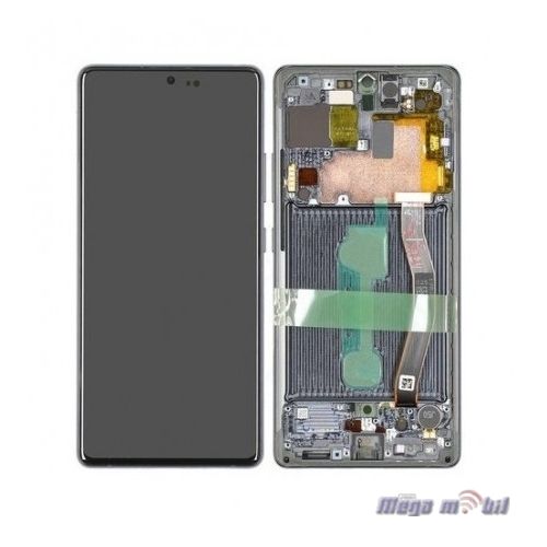 Ekran Samsung G770 S10 lite SO RAMKA Black full org SH