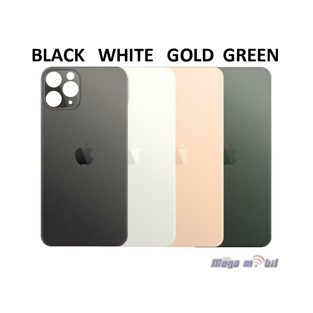 Zadno staklo iPhone 11 Pro Gold Big Camera Hole