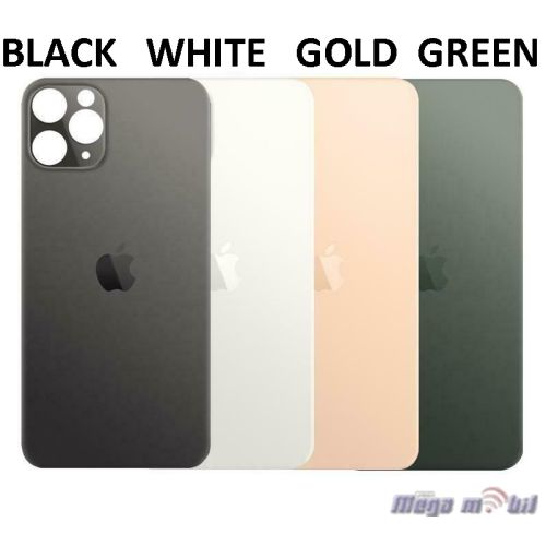 Zadno staklo iPhone 11 Pro Gold Big Camera Hole