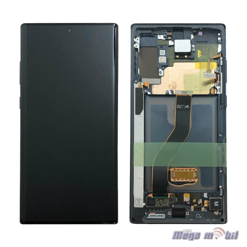 Ekran Samsung N975 Note 10 plus SO RAMKA Black full org