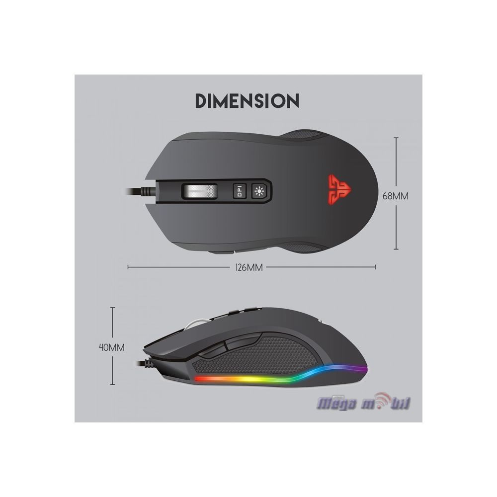 Gluvce Fantech Gaming X5S Zeus black