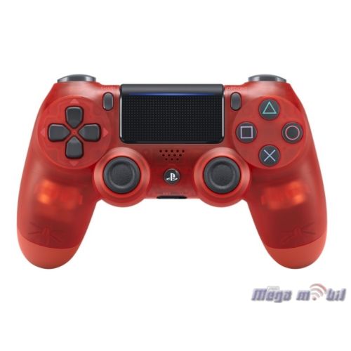 Joystick za PS4 Wireless Transparent red