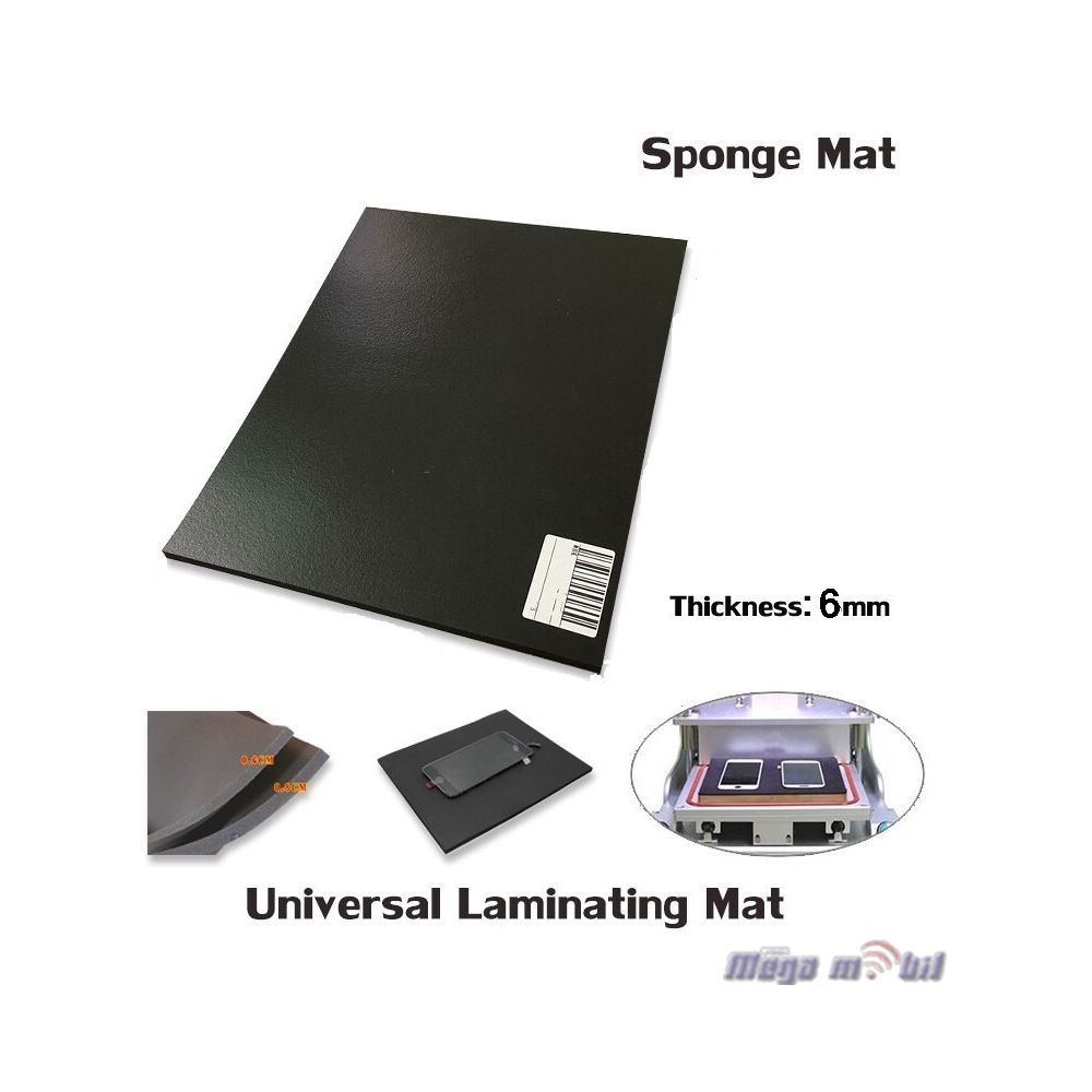 Gumena podloga za laminacija (sunger) 180mm*230mm*6mm