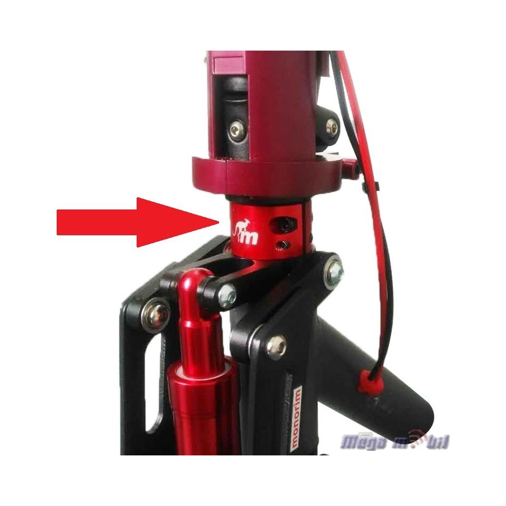 Adapter za povrzuvanje na mehanizam za preklop so amortizer za trotinet. GS01 red