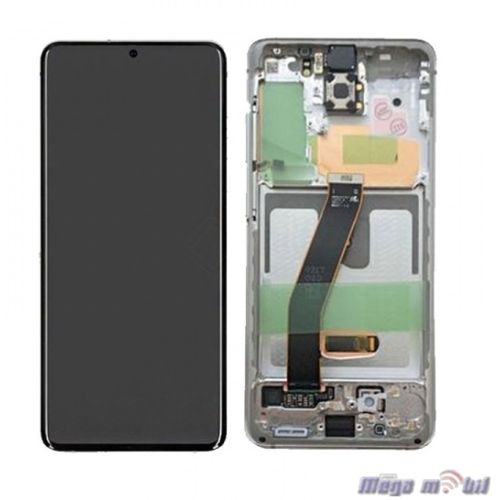 Ekran Samsung G980 S20 SO RAMKA White full org
