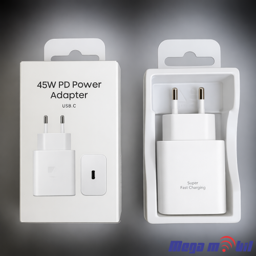 Polnac 220V Samsung 45W PD FAST white 