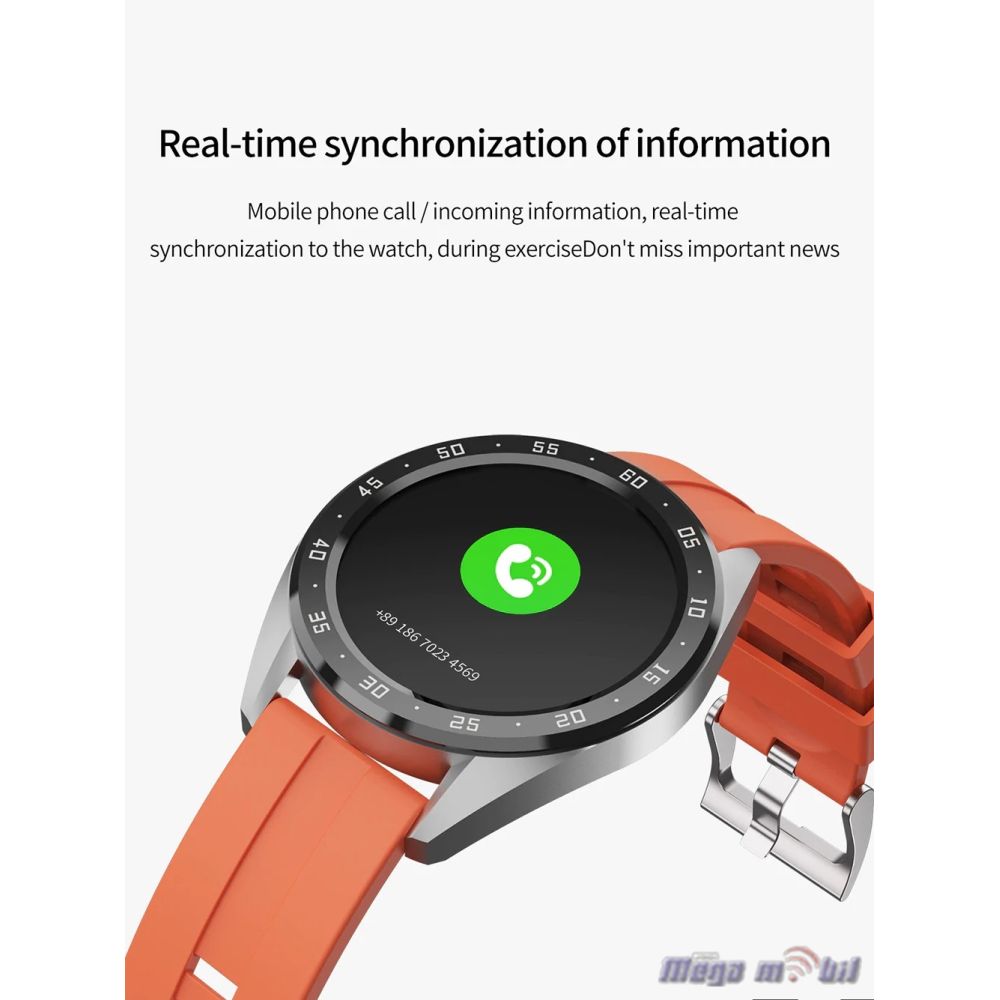 Smart Watch X10 Silver/Orange