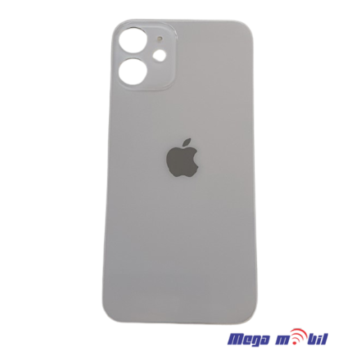 Zadno staklo iPhone 12 mini White Big Camera Hole