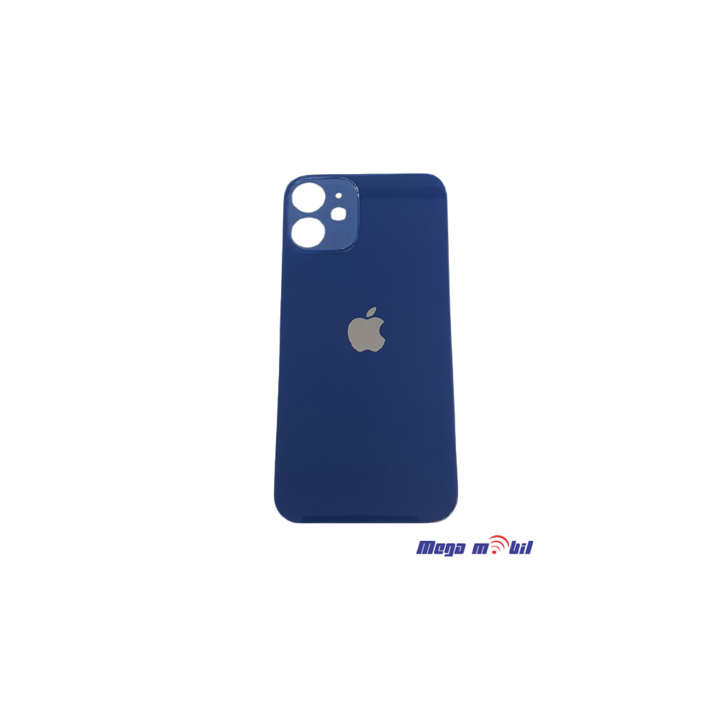 Zadno staklo iPhone 12 mini Blue Big Camera Hole