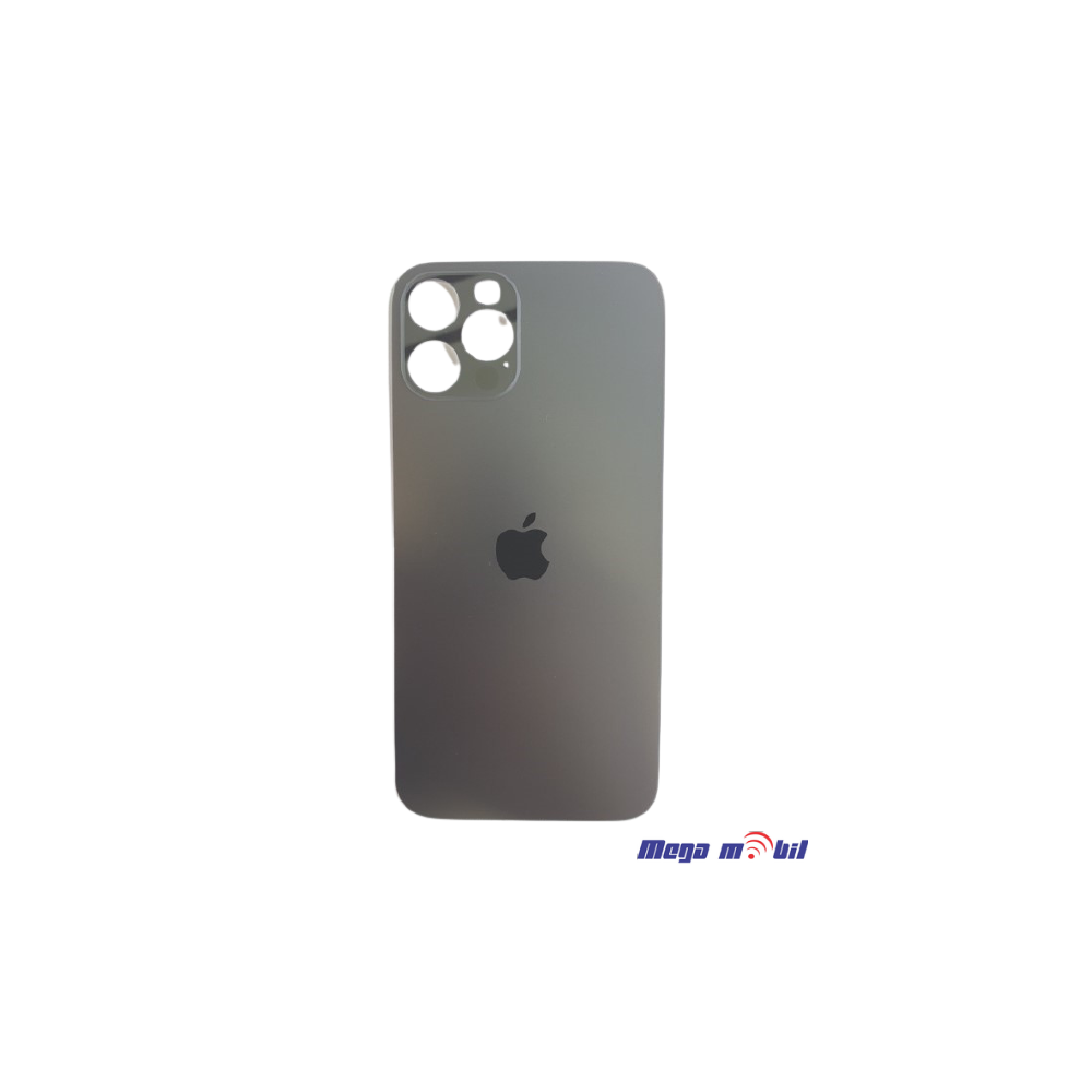 Zadno staklo iPhone 12 Pro Max Graphite Big Camera Hole
