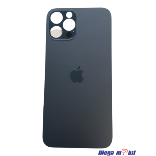 Zadno staklo iPhone 12 Pro Max Blue Big Camera Hole