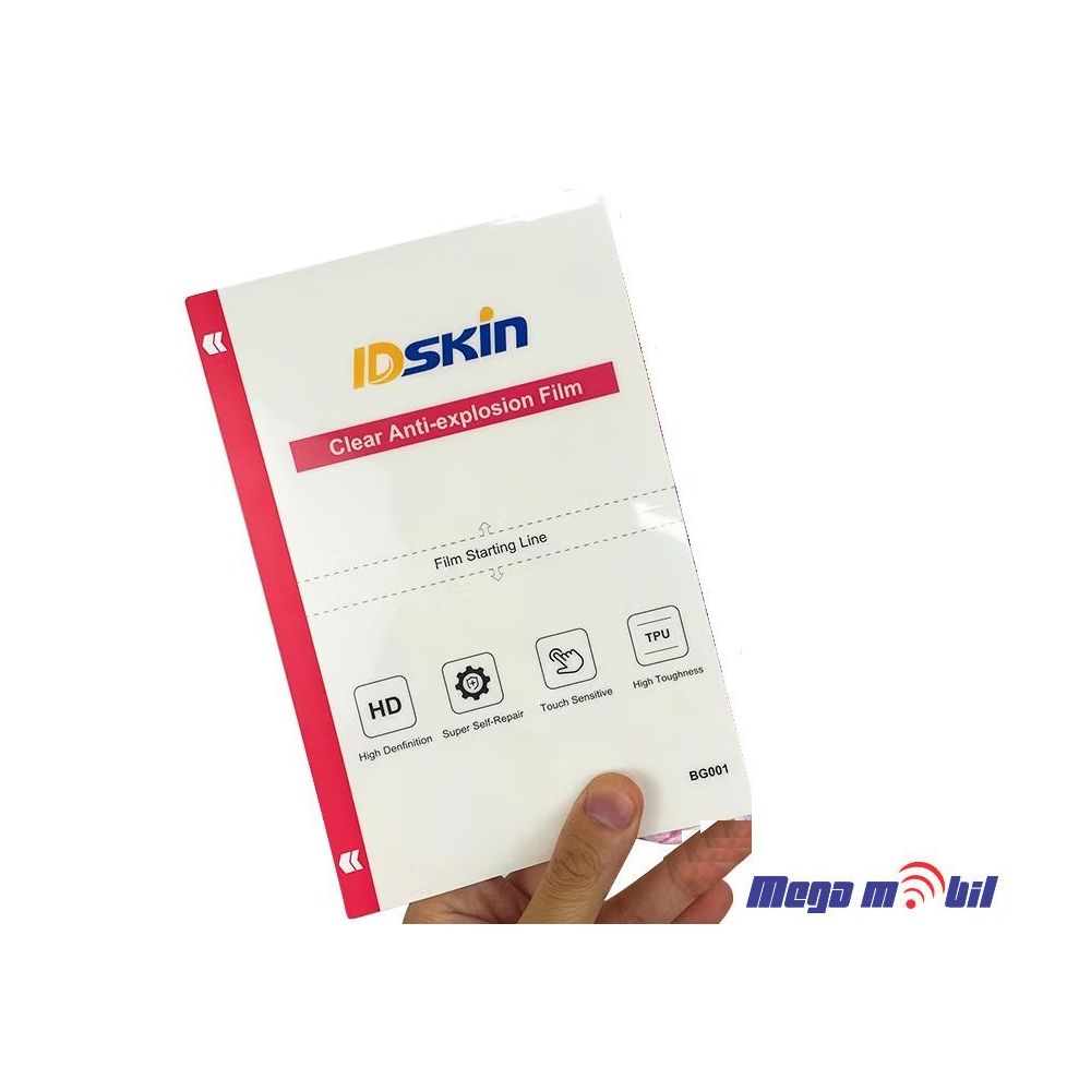 Hidrogel screen protector IDskin Pro 18 x 12 cm 50kom