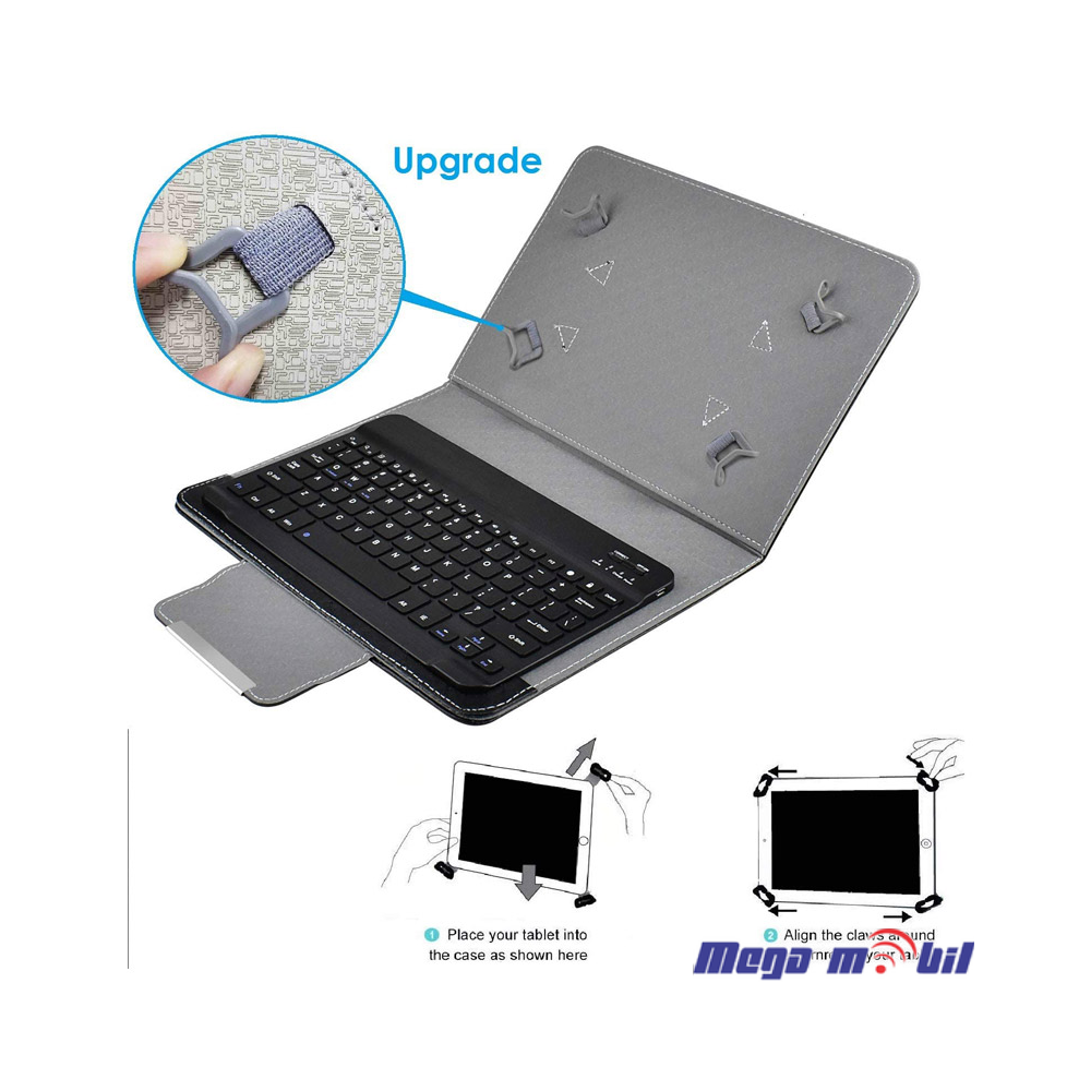 Futrola Tablet Univerzalna so Bluetooth tastatura 10" black
