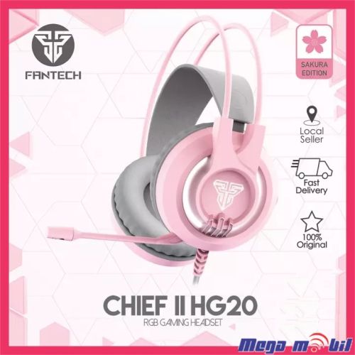 Slusalki Fantech Gaming HG20 CHIEF II Sakura Edition.