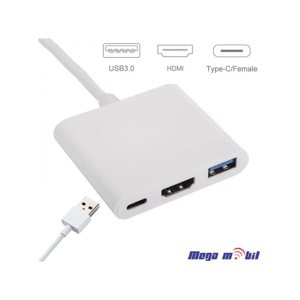 Adapter USB Lightning Digital AV.
