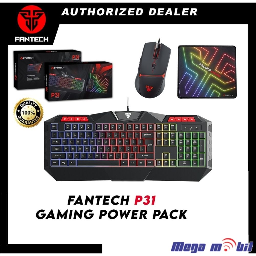 Combo SET Fantech Gaming P31 3vo1 black